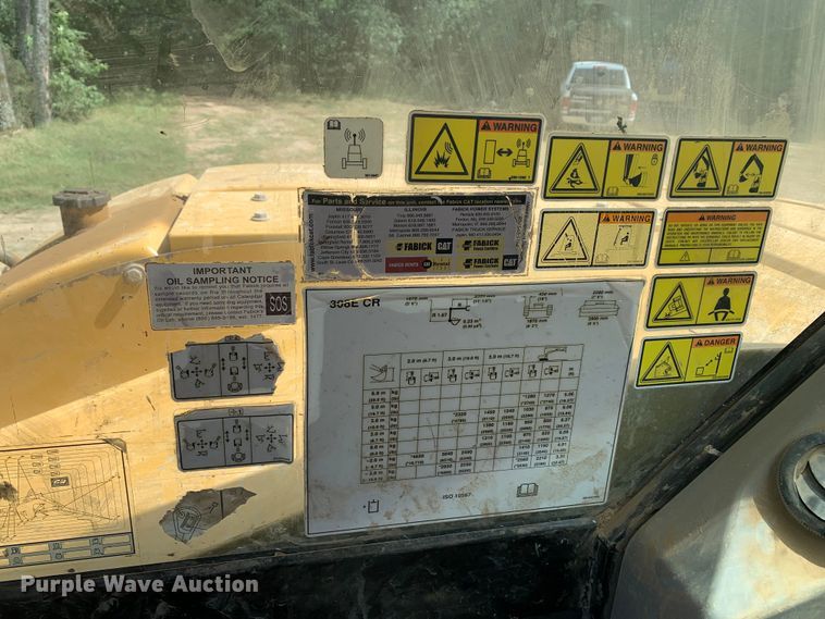 image for item DM1744 2012 Caterpillar 308E CR mini excavator