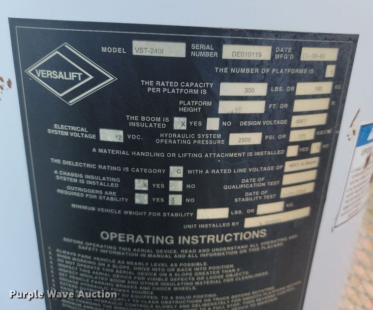 image for item DN6487 Knapheide  6133HC bucket truck bed 