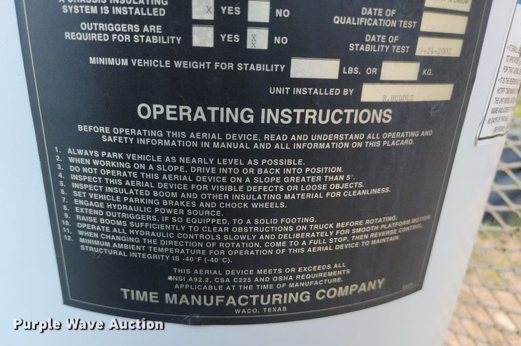 image for item DN6487 Knapheide  6133HC bucket truck bed 