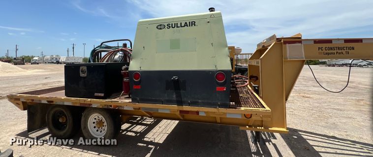 image for item DO2457 2000 Sullair  375 JD air compressor with trailer