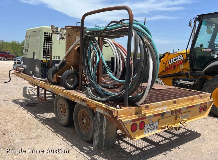 image for item DO2457 2000 Sullair  375 JD air compressor with trailer