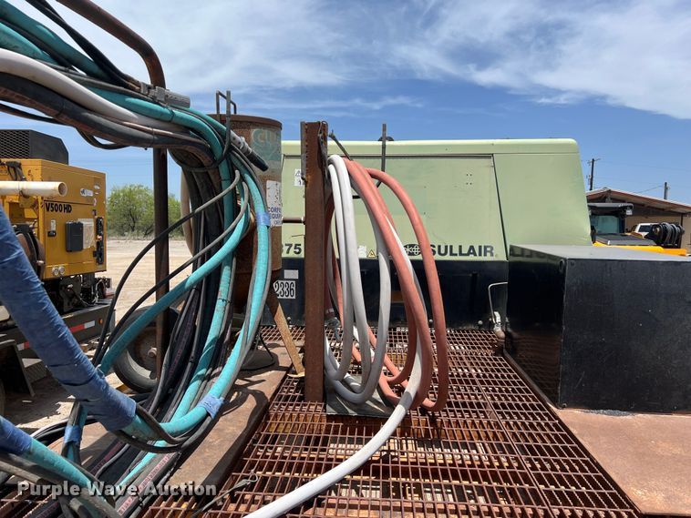 image for item DO2457 2000 Sullair  375 JD air compressor with trailer