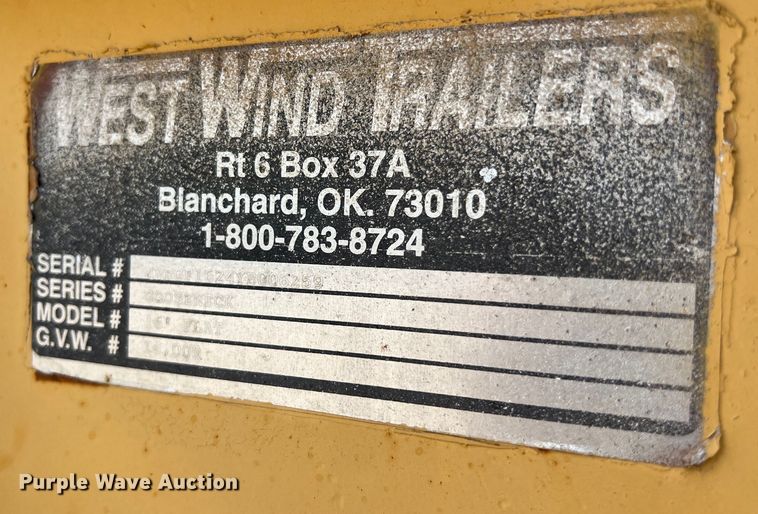 image for item DO2457 2000 Sullair  375 JD air compressor with trailer