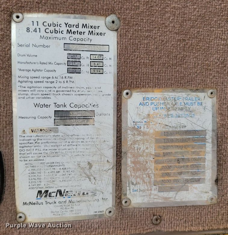 image for item DR4389 2004 Kenworth W900 ready mix truck