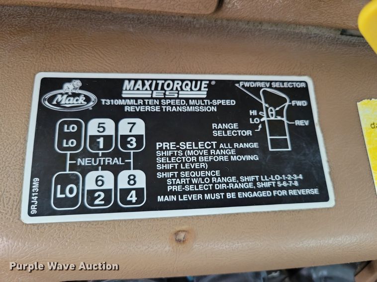 image for item DR4390 2007 Mack Granite CV513 ready mix truck