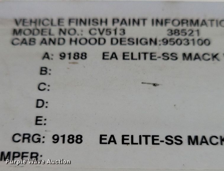 image for item DR4390 2007 Mack Granite CV513 ready mix truck