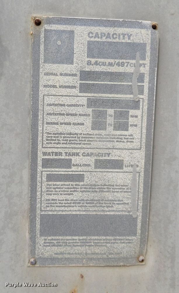 image for item DR4391 2004 Mack CV513 ready mix truck