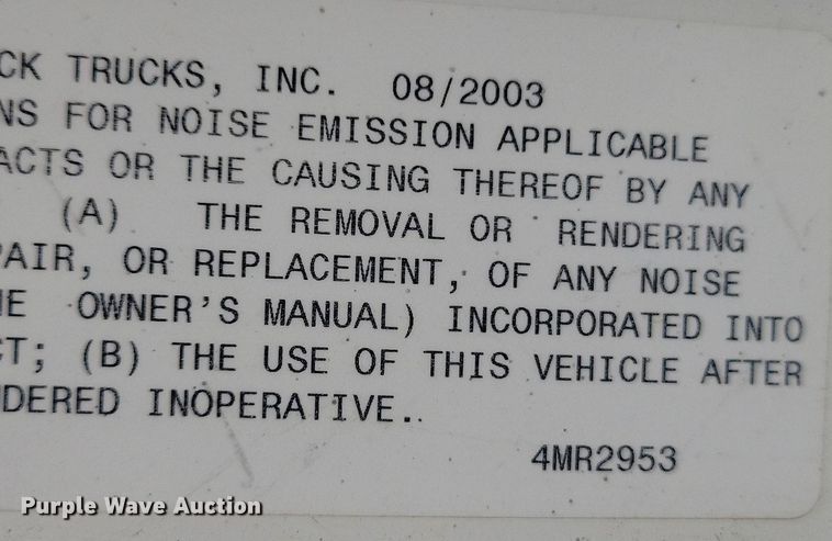 image for item DR4391 2004 Mack CV513 ready mix truck