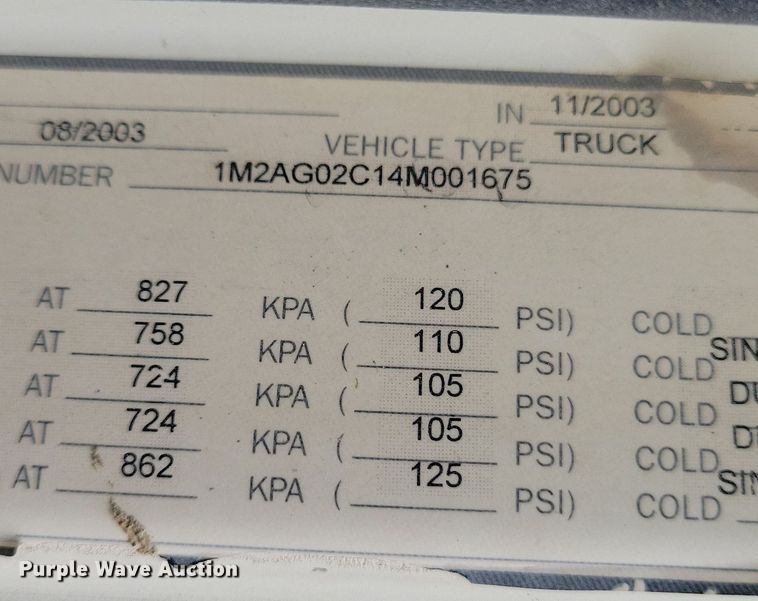 image for item DR4391 2004 Mack CV513 ready mix truck