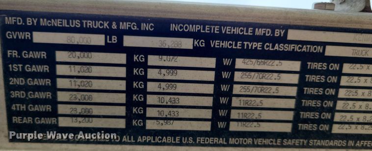 image for item DR4393 1999 Kenworth W900 ready mix truck