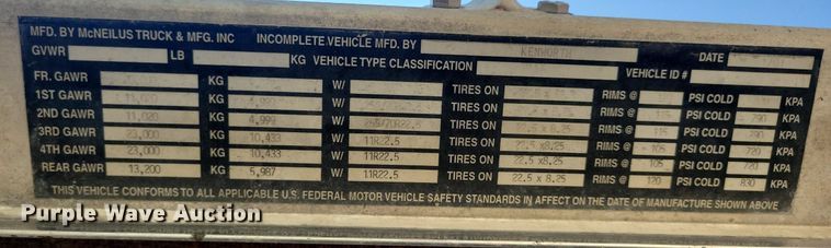 image for item DR4400 2001 Kenworth W900 ready mix truck