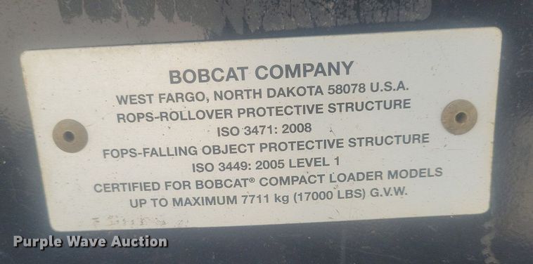 image for item DR4402 2019 Bobcat T595 tracked skid steer loader
