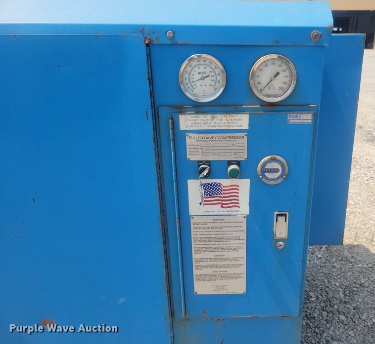 image for item DR4406 Fuller-Davey 50BA air compressor