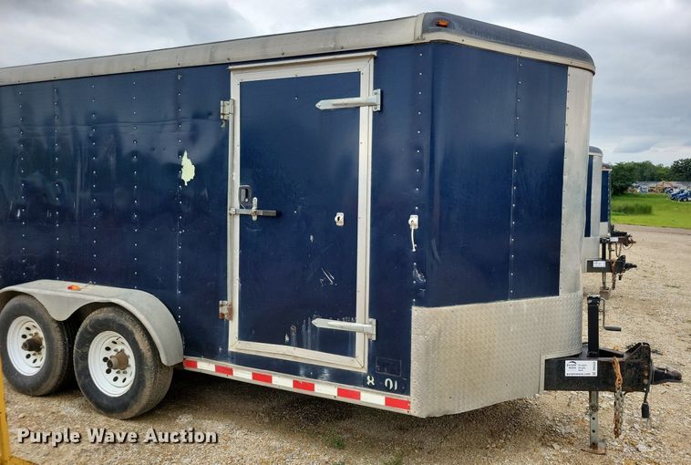 image for item DR4424 2012 Doolittle enclosed cargo trailer