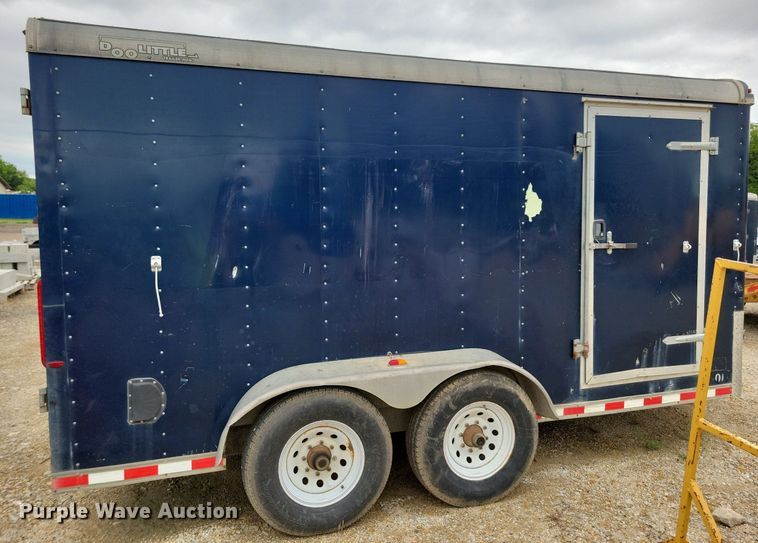 image for item DR4424 2012 Doolittle enclosed cargo trailer