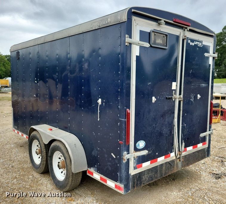image for item DR4424 2012 Doolittle enclosed cargo trailer