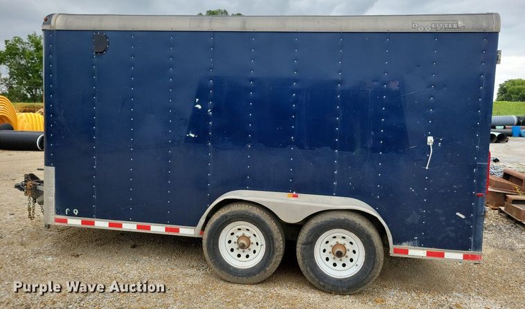 image for item DR4424 2012 Doolittle enclosed cargo trailer