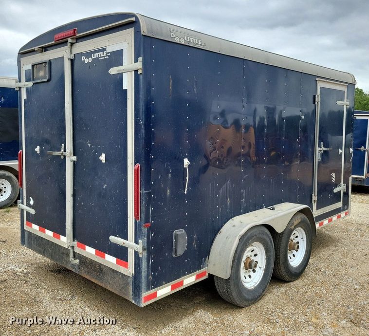 image for item DR4425 2012 Doolittle enclosed cargo trailer