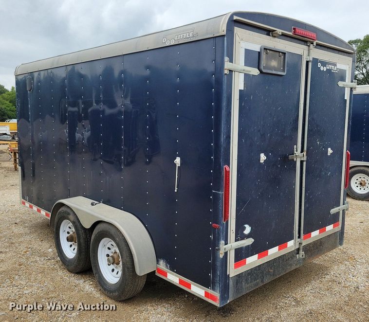 image for item DR4425 2012 Doolittle enclosed cargo trailer