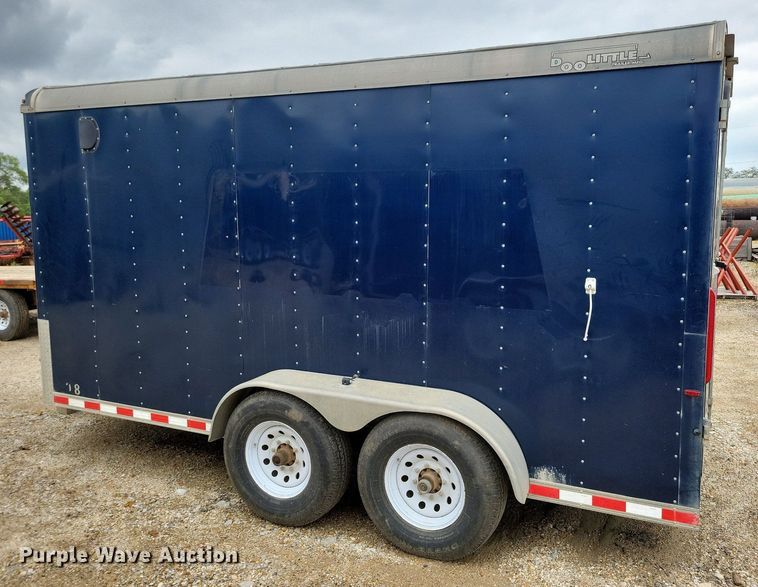 image for item DR4425 2012 Doolittle enclosed cargo trailer