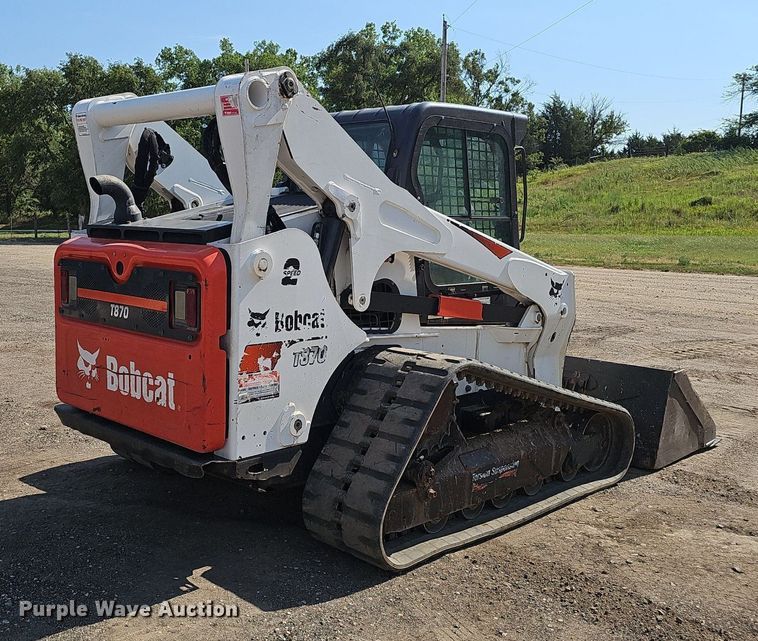 image for item DS4655 2018 Bobcat T870 tracked skid steer loader