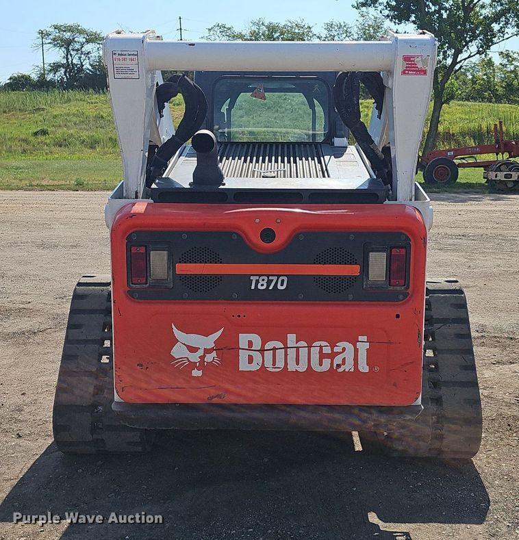 image for item DS4655 2018 Bobcat T870 tracked skid steer loader