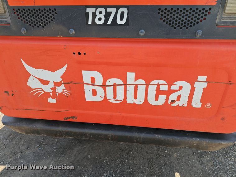 image for item DS4655 2018 Bobcat T870 tracked skid steer loader