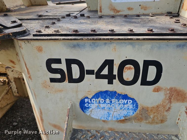 image for item DS4656 1988 Ingersoll Rand SD40D single drum vibratory roller