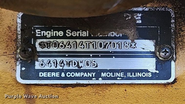 image for item DS4657 1985 John Deere 670A motor grader