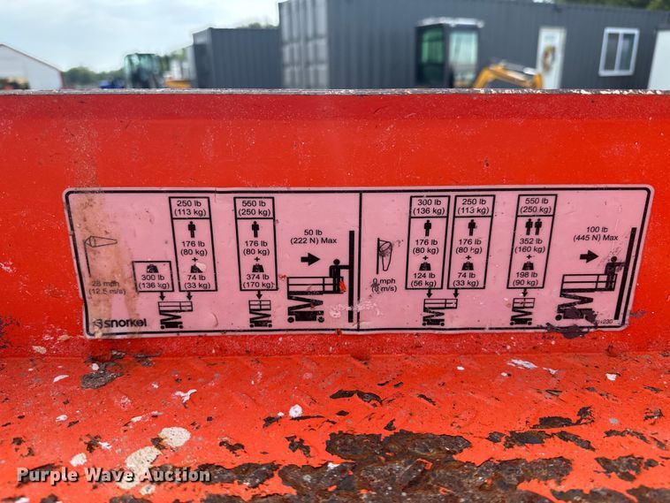 image for item DX1011 2019 Snorkel S3219E scissor lift
