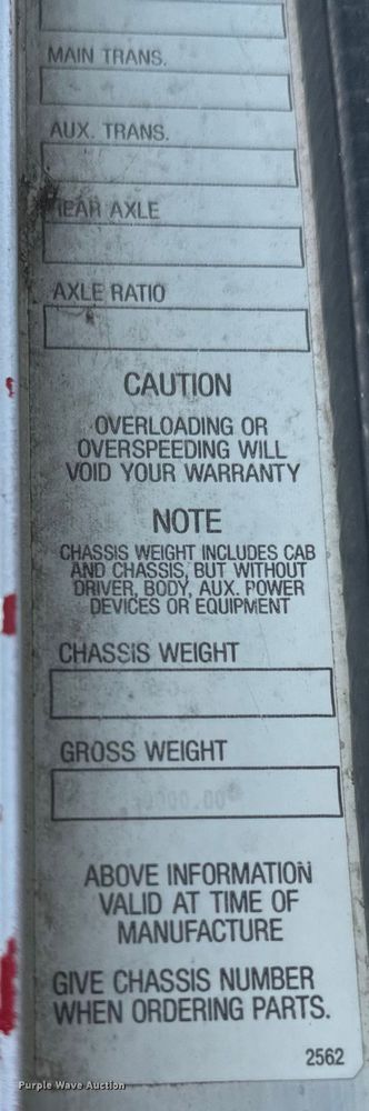 image for item DX1033 1994 Kenworth W900B dump truck