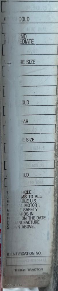 image for item DX1033 1994 Kenworth W900B dump truck