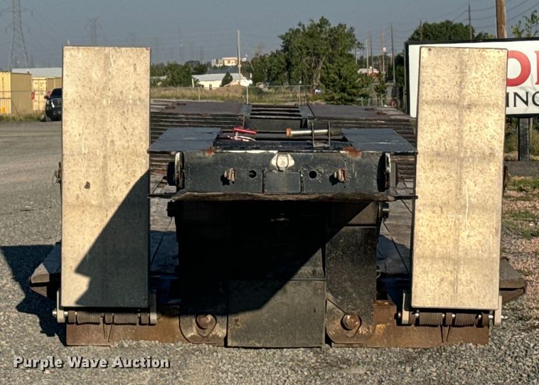 image for item DX3516 1986 Trail King 1552-4800 lowboy equipment trailer