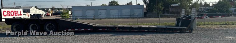 image for item DX3516 1986 Trail King 1552-4800 lowboy equipment trailer