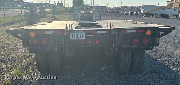 image for item DX3516 1986 Trail King 1552-4800 lowboy equipment trailer