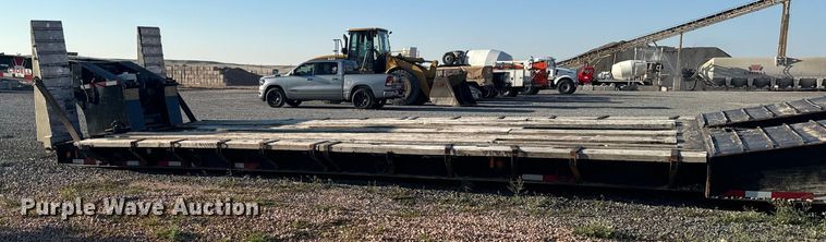 image for item DX3516 1986 Trail King 1552-4800 lowboy equipment trailer