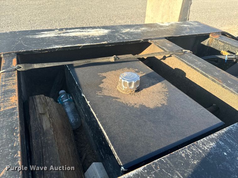 image for item DX3516 1986 Trail King 1552-4800 lowboy equipment trailer