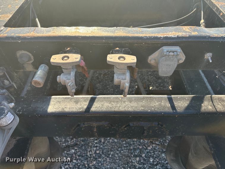 image for item DX3516 1986 Trail King 1552-4800 lowboy equipment trailer