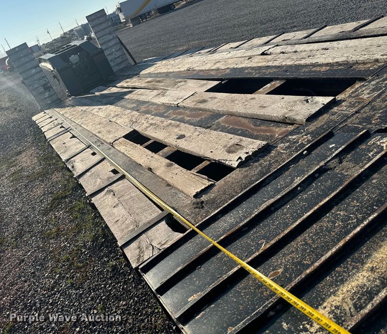 image for item DX3516 1986 Trail King 1552-4800 lowboy equipment trailer