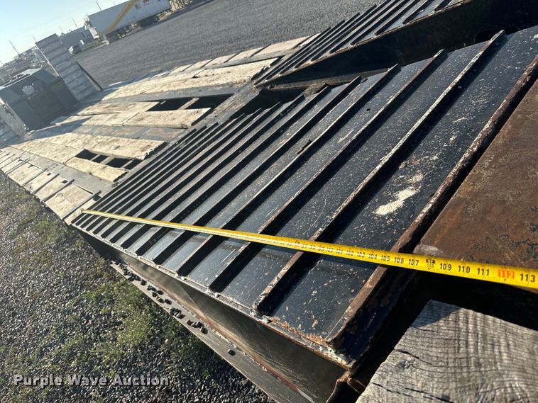 image for item DX3516 1986 Trail King 1552-4800 lowboy equipment trailer