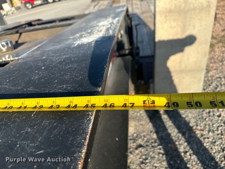 image for item DX3516 1986 Trail King 1552-4800 lowboy equipment trailer