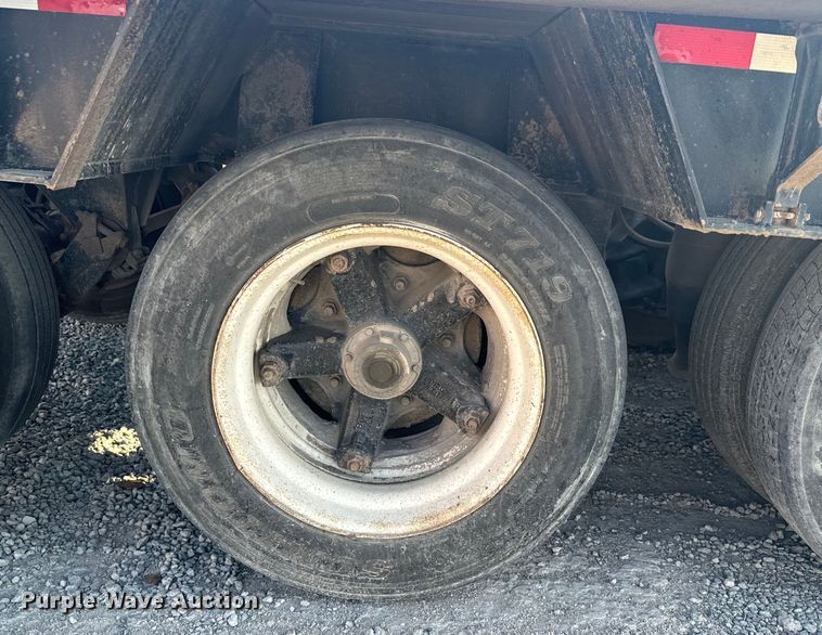 image for item DX3516 1986 Trail King 1552-4800 lowboy equipment trailer