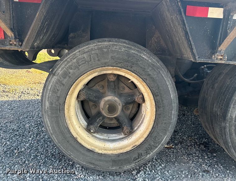 image for item DX3516 1986 Trail King 1552-4800 lowboy equipment trailer