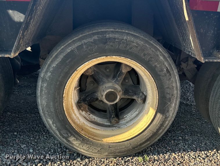 image for item DX3516 1986 Trail King 1552-4800 lowboy equipment trailer