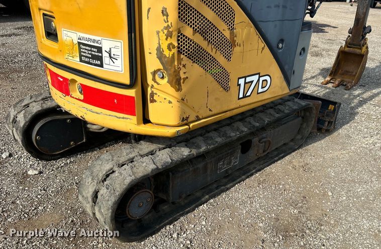 image for item EG0888 2010 John Deere 17D mini excavator