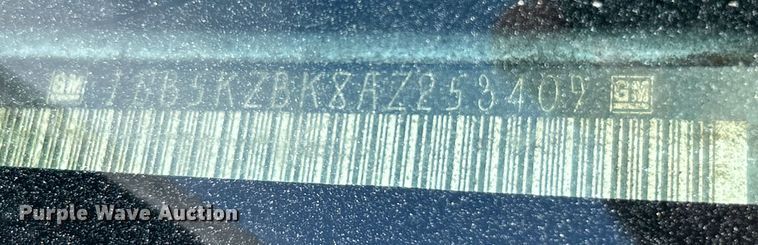 image for item EG0893 2010 Chevrolet Silverado 3500HD Ext. Cab utility bed pickup truck