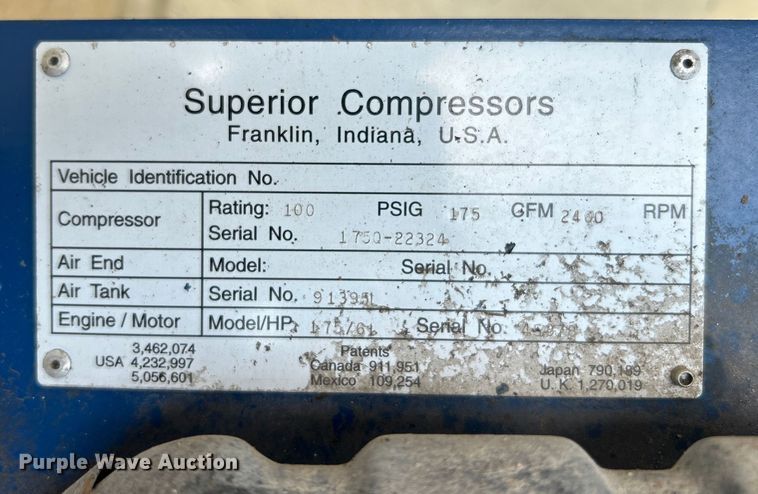 image for item EG0915 Grimmer Schmidt 185 air compressor