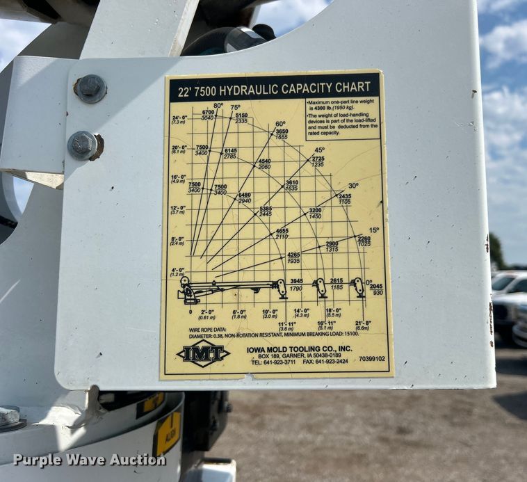 image for item EG0917 2019 Ford F550 Super Duty utility / service truck