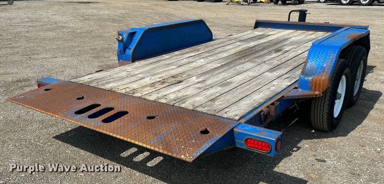 image for item EG0918 2020 Deep South Texas tilt deck equipment trailer