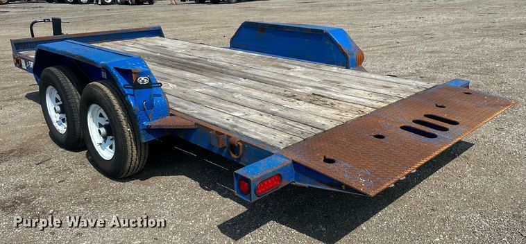 image for item EG0918 2020 Deep South Texas tilt deck equipment trailer